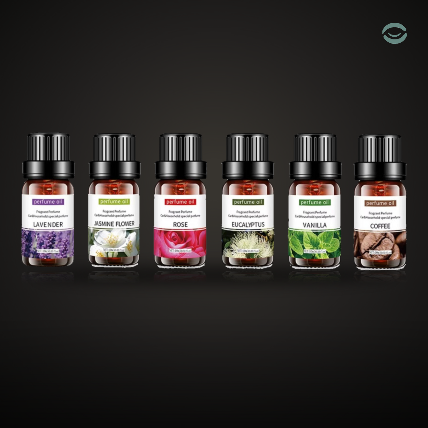 Caleroa RitualDrops — Set de 6 aromas para difusor, 10 ml
