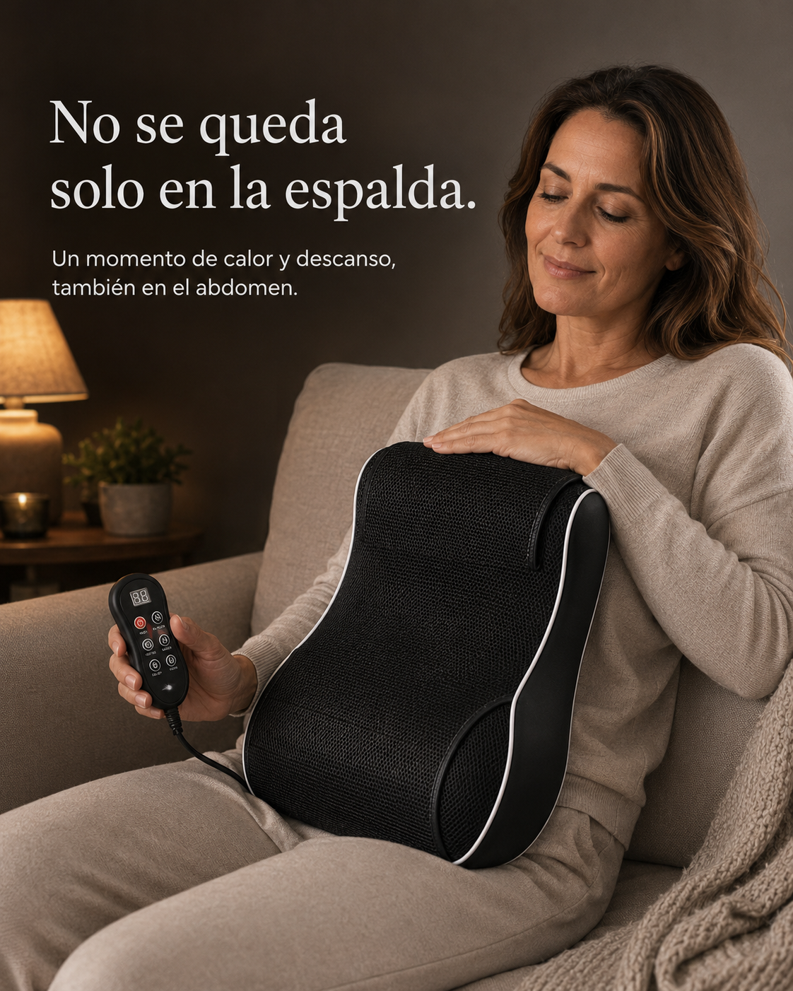 Caleroa NeckRelax Shiatsu — Masajeador cervical y de espalda