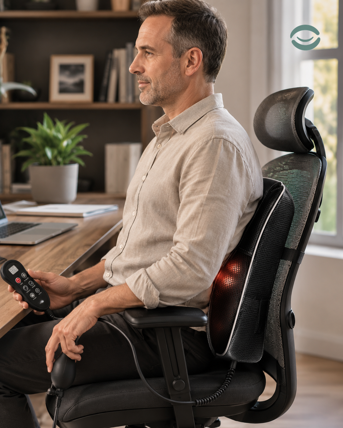 Caleroa NeckRelax Shiatsu — Masajeador cervical y de espalda