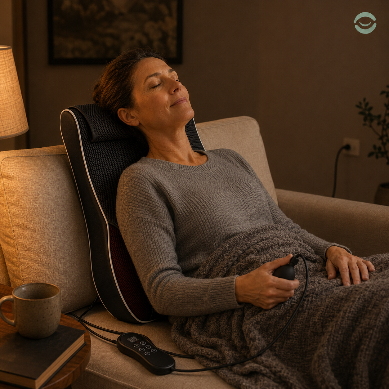 Caleroa NeckRelax Shiatsu — Masajeador cervical y de espalda