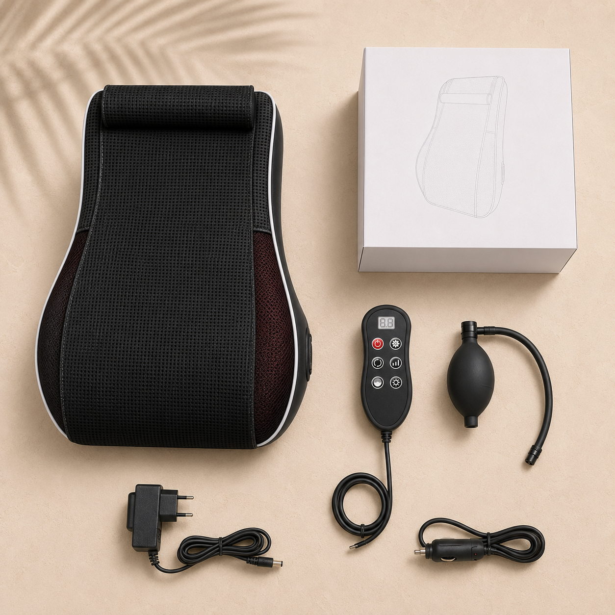 Caleroa NeckRelax Shiatsu — Masajeador cervical y de espalda